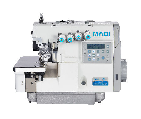Automatic thread trimming overlock sewing machine